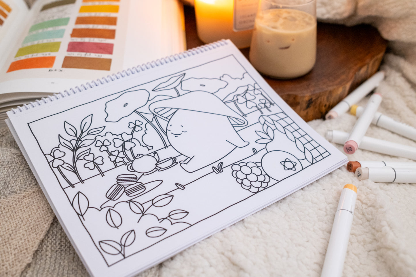 The Secret Life of Mushrooms Coloring Book