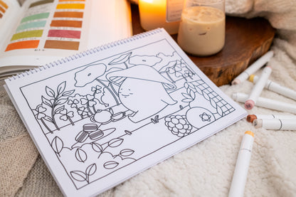 The Secret Life of Mushrooms Coloring Book