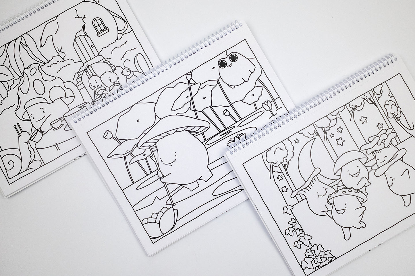 The Secret Life of Mushrooms Coloring Book
