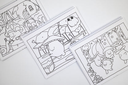 The Secret Life of Mushrooms Coloring Book