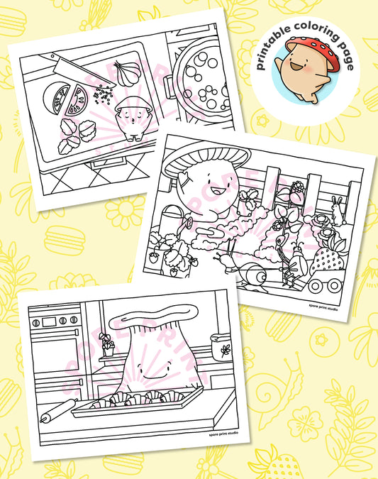 Digital Coloring Pages – Farm to Table