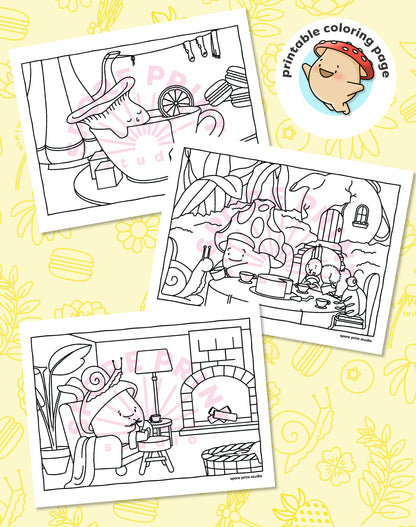 Digital Coloring Pages – High Noon Series